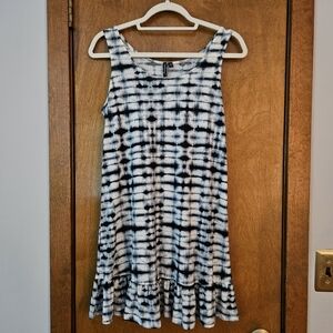 Tie-Dye Tank Sheath Dress